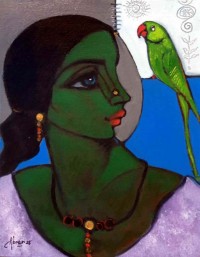 Abrar Ahmed, 12 x 16 Inch, Oil on Canvas, Figurative Painting, AC-AA-593